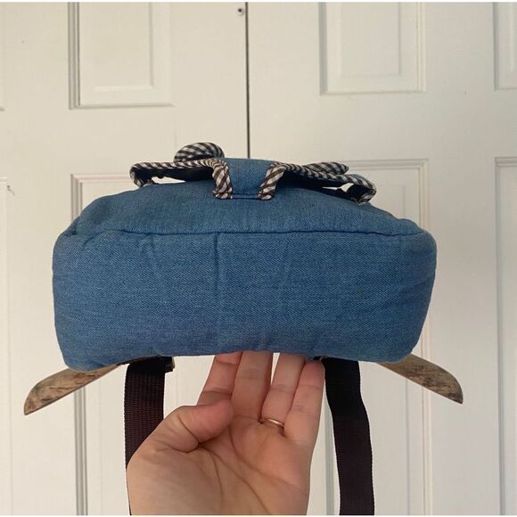 Naturally Kids Toddler Blue Chambray Backpack - Picture 5 of 7